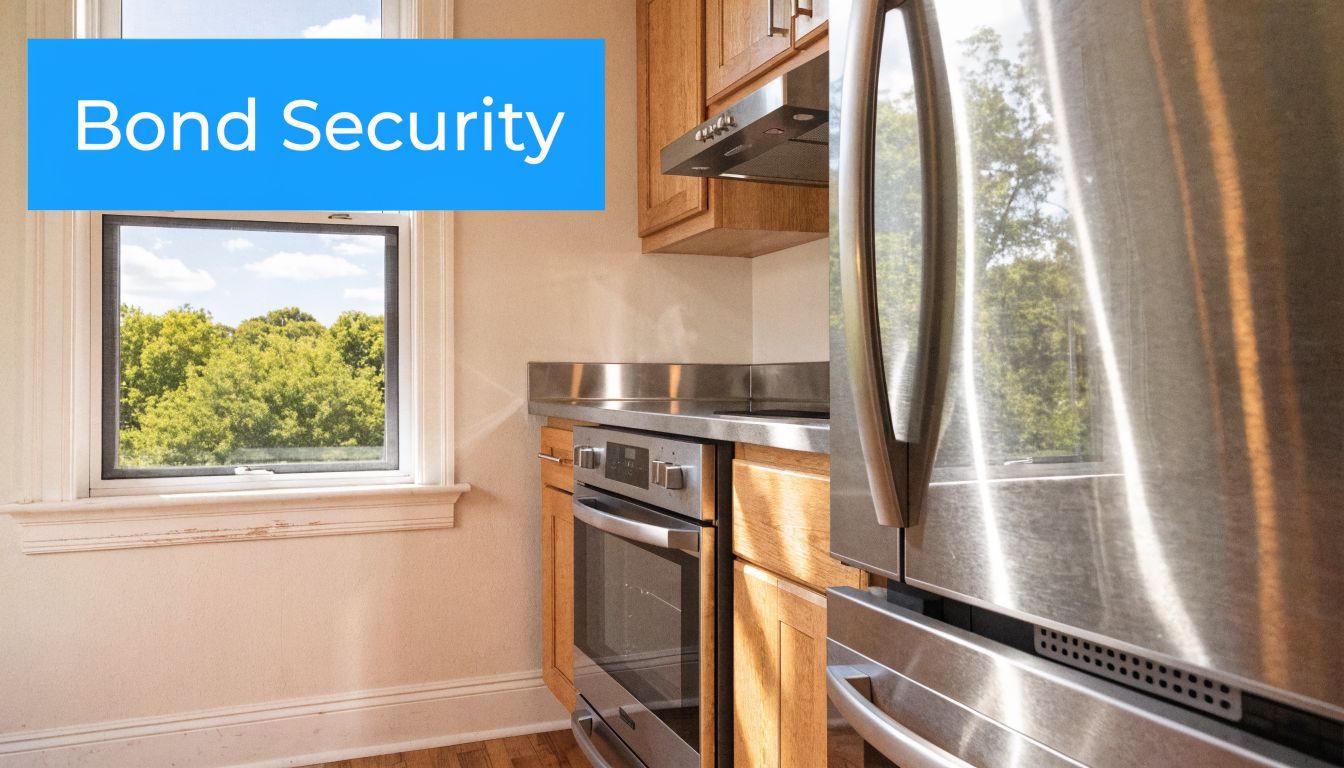 A modern kitchen interior featuring stainless steel appliances, wooden cabinetry, and a bright window view.
