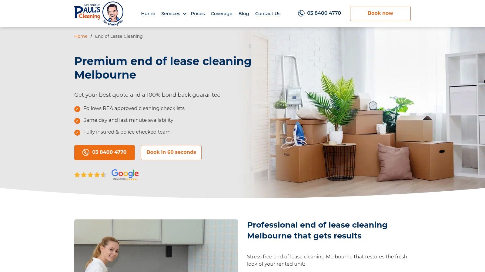 Paul's Cleaning Melbourne (End of Lease)