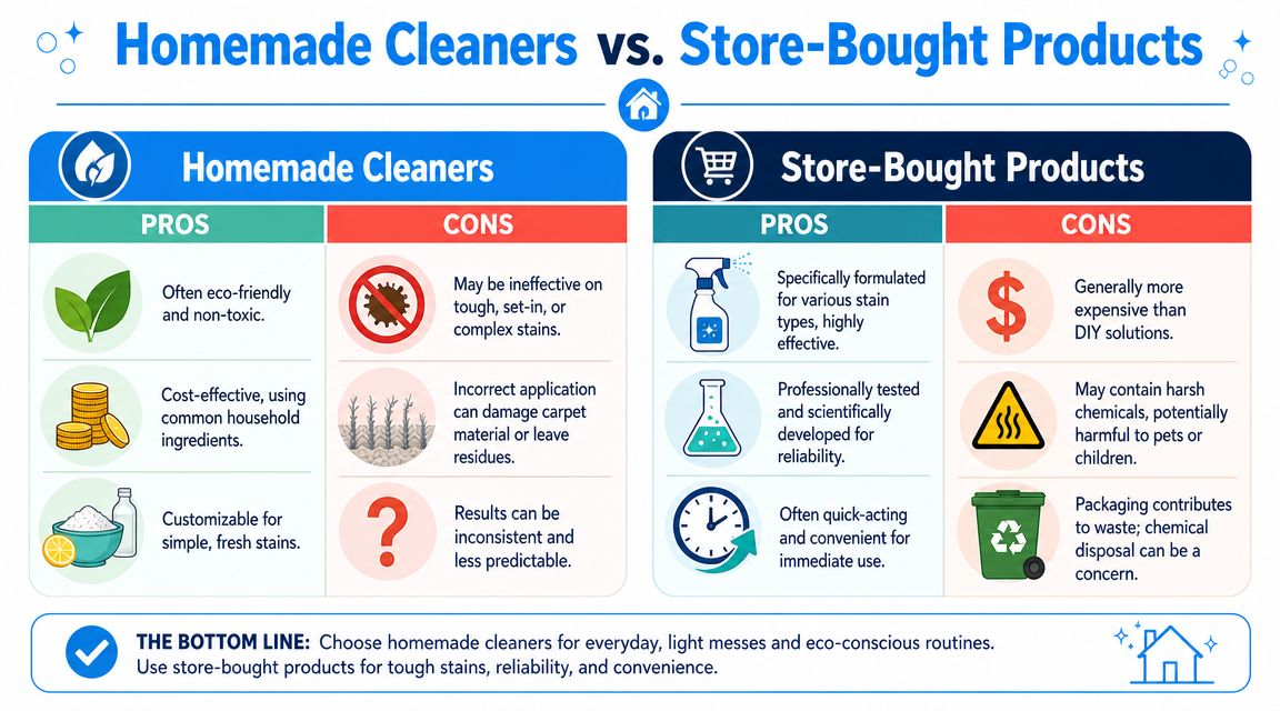 Homemade Cleaners vs Store-Bought Products